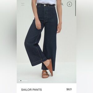 Jesse Kamm Sailor Pants - Dark Denim